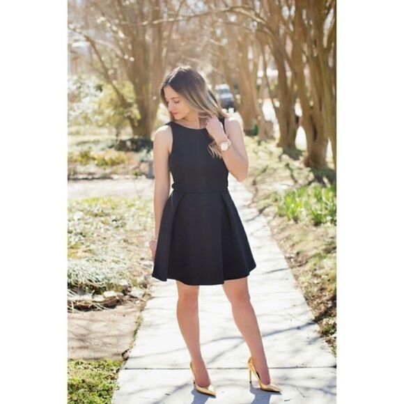 Sandro Dress Paris Black Mini Skater Dress Excellent NWOT!~ Sz Sm - Picture 1 of 8